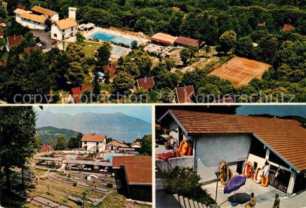 Brezzo di Bedero Fliegeraufnahme Villago Olandese Minigo