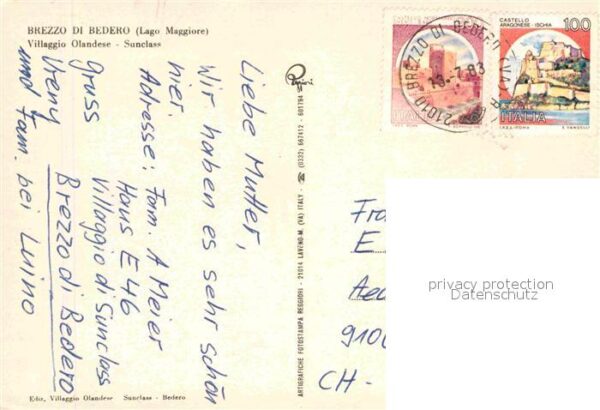 Brezzo di Bedero Fliegeraufnahme Villago Olandese Minigo – Bild 2