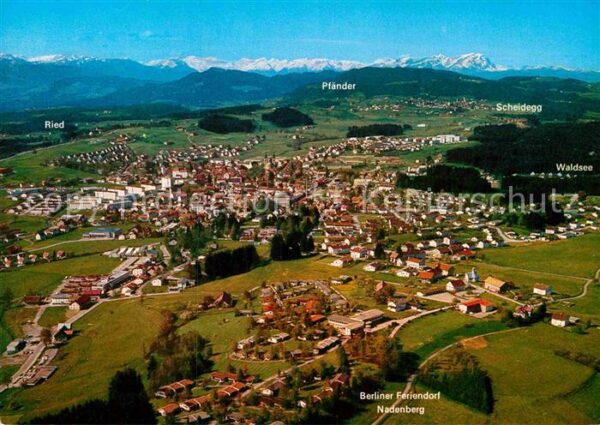 Lindenberg Allgaeu Fliegeraufnahme