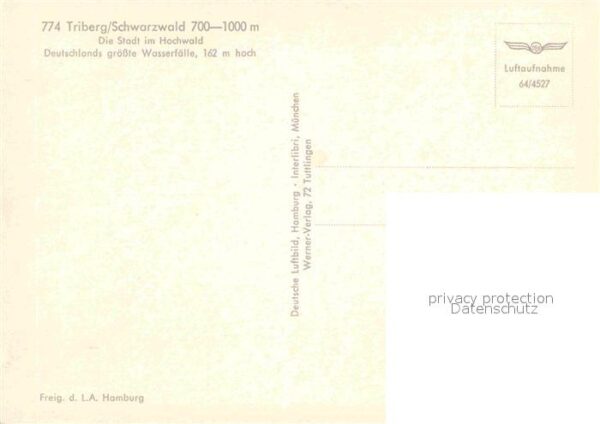 Triberg Schwarzwald Fliegeraufnahme – Bild 2