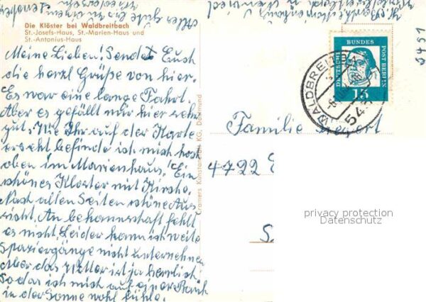 Waldbreitbach Wied Klöster Sankt Josefs Haus Sankt Marien – Bild 2