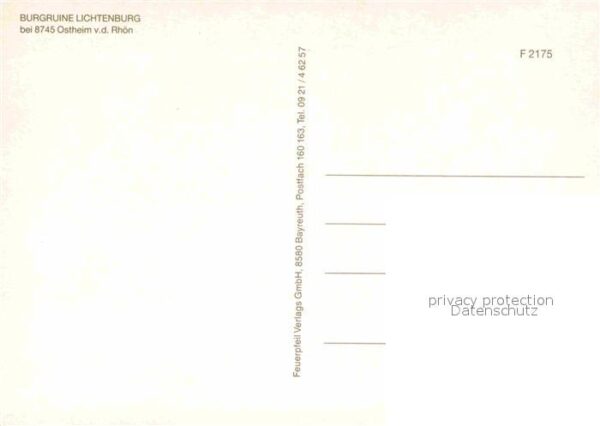 Ostheim Rhoen Lichtenburg – Bild 2
