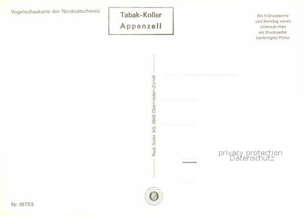 Sankt Gallen Landkarte der Nordwestschweiz – Bild 2