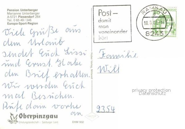 Piesendorf Pension Unterberger – Bild 2