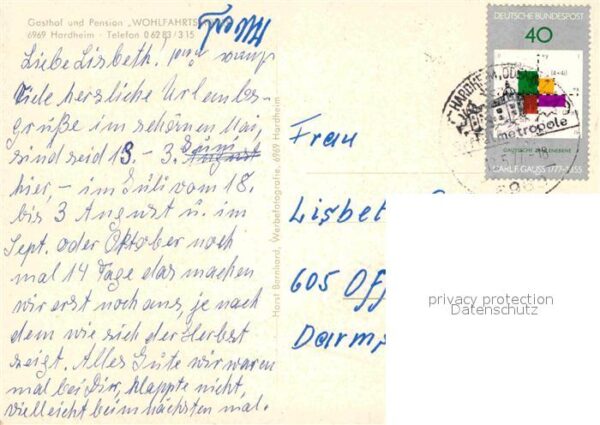 Hardheim Odenwald Gasthof Pension Wohlfahrtsmühle – Bild 2