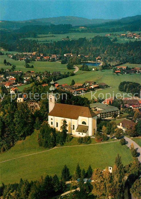 Ruhpolding Fliegeraufnahme Pfarrkirche