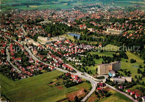Bad Salzuflen Fliegeraufnahme Kurkiniken Hotel Mariti