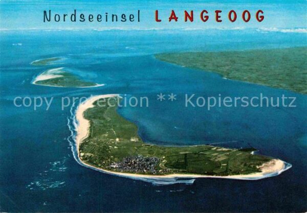 Langeoog Nordseebad Fliegeraufnahme