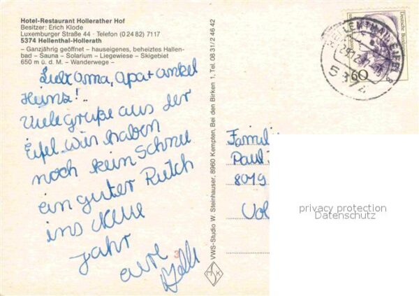 Hellenthal Eifel Hotel Hollerather Hof – Bild 2