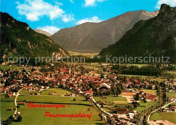 Oberammergau Fliegeraufnahme