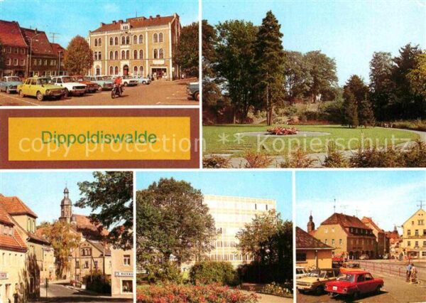 Dippoldiswalde Osterzgebirge Platz des Friedens Ingenieursschule Pla