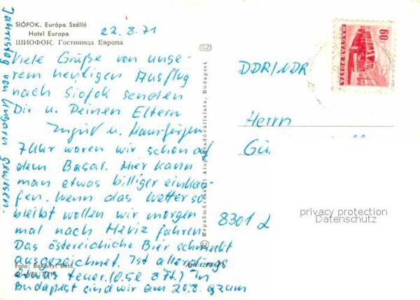 Siofok Hotel Europa – Bild 2