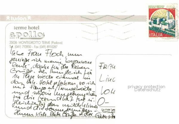 Montegrotto Terme Fliegeraufnahme Terme Hotel ApolloSchwi – Bild 2