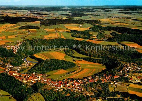 Kirchberg Jagst Fliegeraufnahme