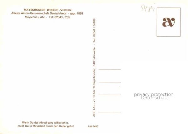 Mayschoss Panorama Winzerverein Weinkeller Weinst – Bild 2