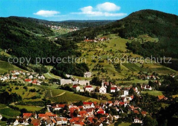 Sasbachwalden Fliegeraufnahme