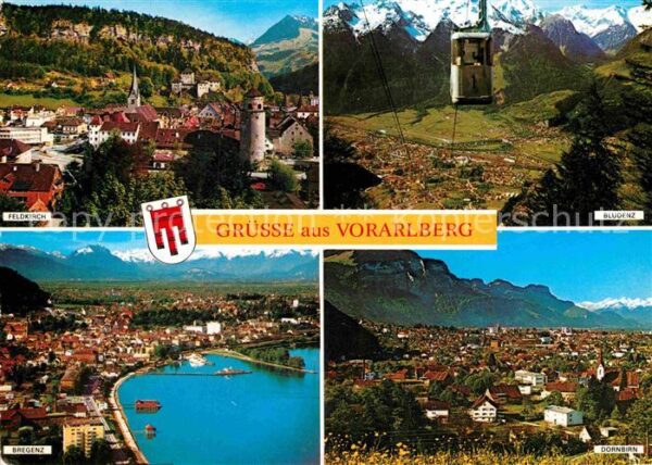 Vorarlberg Feldkirch Fliegeraufnahme Bregenz Blude