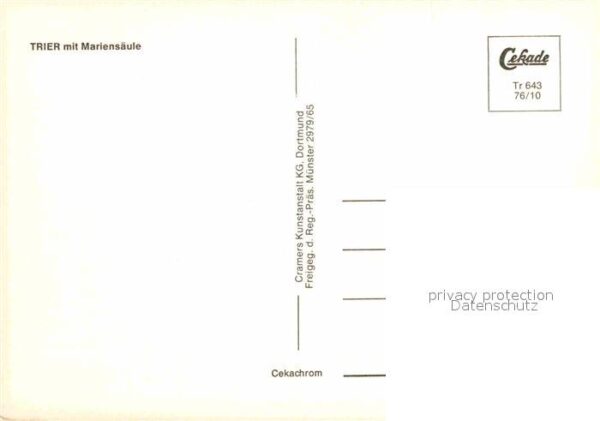 Trier Fliegeraufnahme Mariensäule – Bild 2