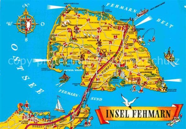 Fehmarn Landkarte