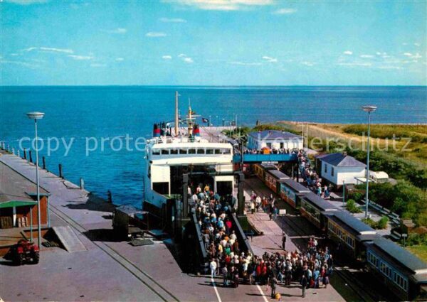 Borkum Auto-und Personenfähre Hafen