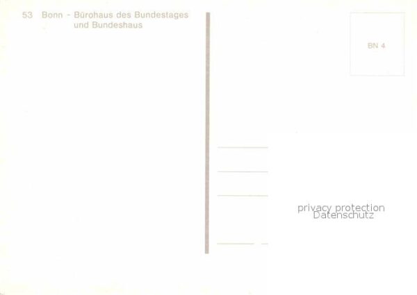 Bonn Rhein Bürohaus des Bundestages und Bundeshaus – Bild 2