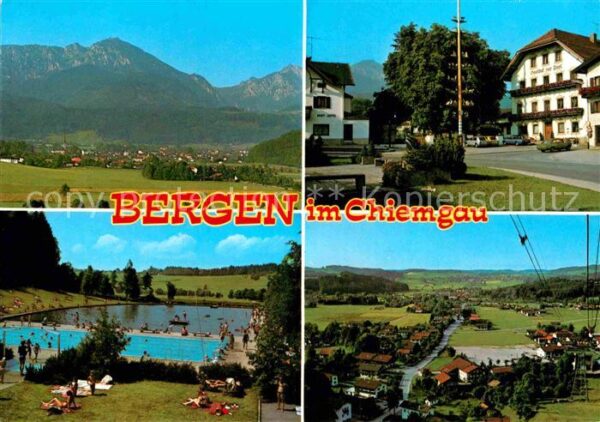 Bergen Chiemgau Panorama Luftkurort am Hochfelln Bayeri