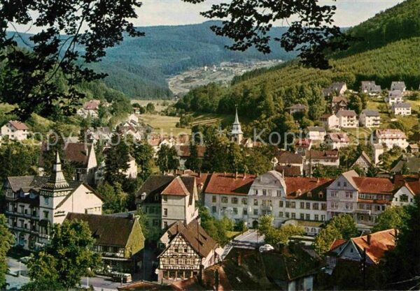 Bad Herrenalb Stadtpanorama Kurort Schwarzwald