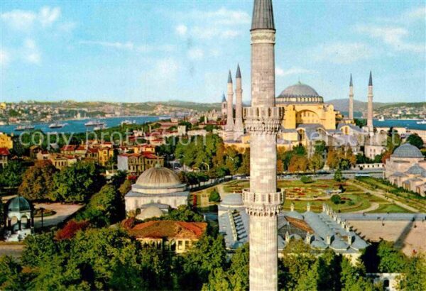 Istanbul Constantinopel Blick von Blauer Moschee Kaiser Wilhelm