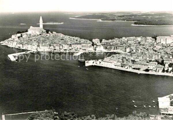 Rovinj Istrien Panorama Hafen Altstadt Halbinsel