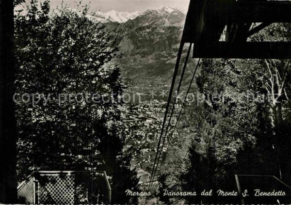 Meran Merano Panorama dal Monte San Benedetto
