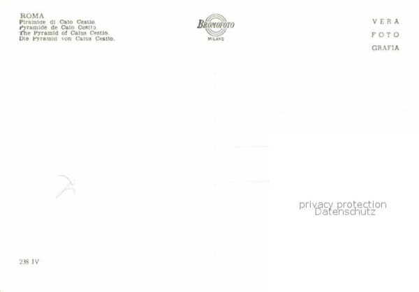 Roma Rom Piramide di Caio Cestio Pyramide – Bild 2