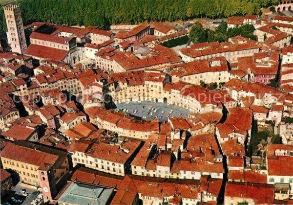 Lucca Anfiteatro Romano Amphitheater Fliegera