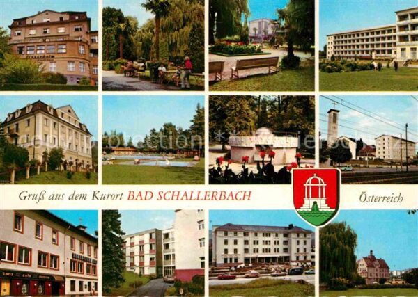 Bad Schallerbach Teilansichten Kurort Schwefelbad Kurhau