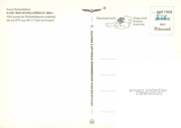Bad Schallerbach Teilansichten Kurort Schwefelbad Kurhau – Bild 2