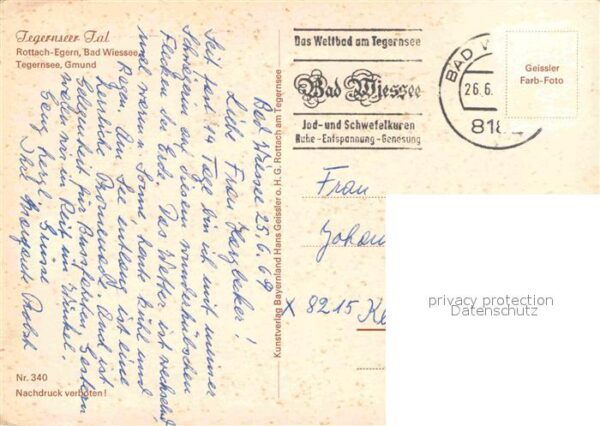 Rottach-Egern Tegernseer Tal Bad Wiessee Gmund Fliege – Bild 2