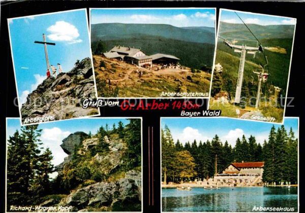 Grosser Arber Arbergipfel Schutzhaus Sessellift Arber