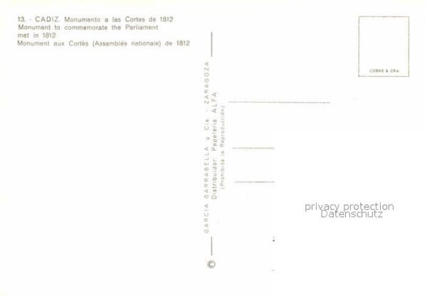 Cadiz Andalucia Monumento a las Cortes de 1812 – Bild 2