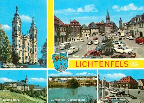 Lichtenfels Bayern Basilika Vierzehnheiligen Marktplatz St