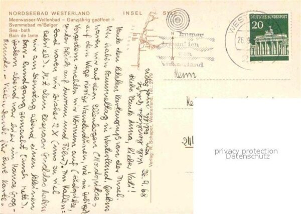 Westerland Sylt Meerwasser Wellenbad – Bild 2