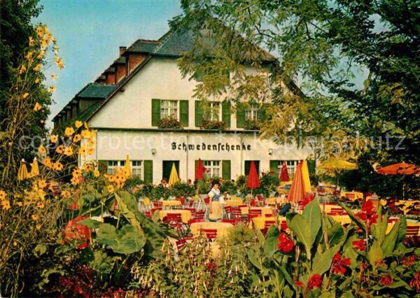 Insel Mainau Schwedenschenke Gartenterrasse