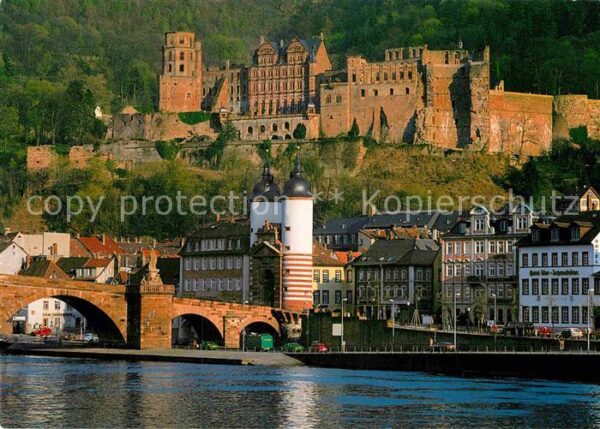 Heidelberg Neckar Brücke Schloss