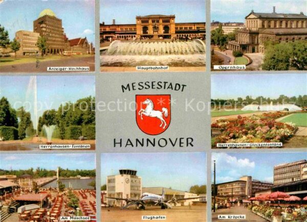 Hannover Anzeiger Hochhaus Bahnhof Opernhaus Her