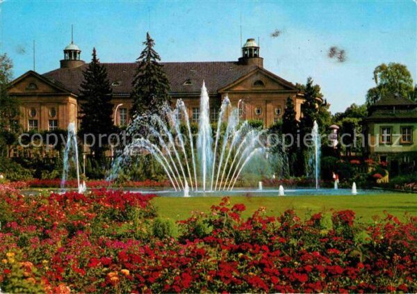 Bad Kissingen Rosengarten Wasserspiele