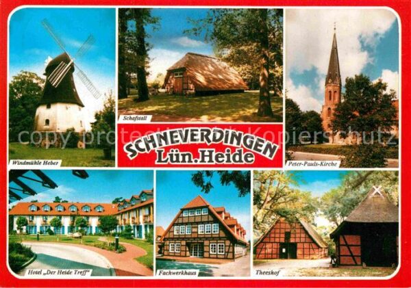 Schneverdingen Windmühle Schafstall Lüneburger Heide K