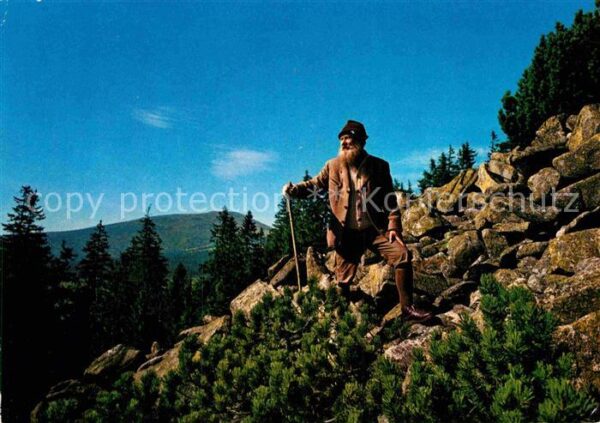 Riesengebirge Krkonose Karkonosze Krkonose Vladce hor Jäger in den Bergen