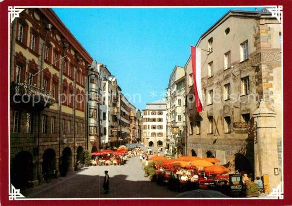 Innsbruck Altstadt Goldenes Dachl und Hotel Golde