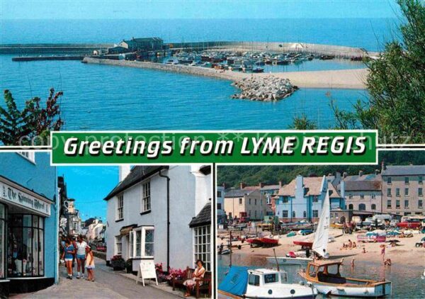 Lyme Regis The Cobb Harbour Broad Street Old Lyme