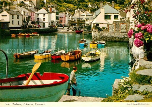 Polperro Cornwall Inner Harbour
