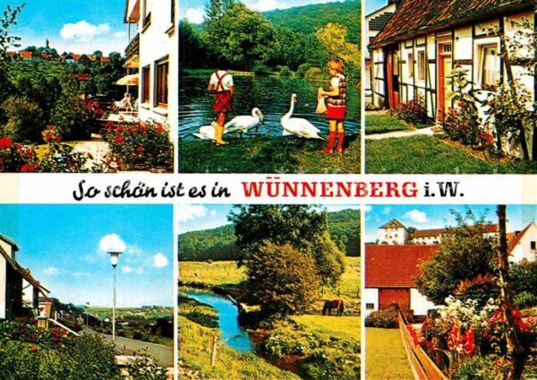 Wuennenberg Teilansichten Kneipp Luftkurort Schwane