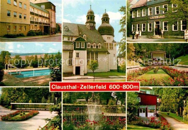 Clausthal-Zellerfeld Teilansichten Museum Kirche Kurpark Gas